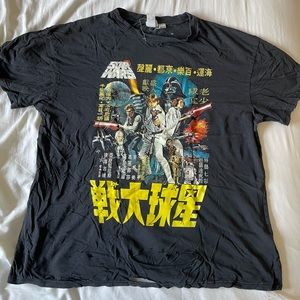 Distressed Japanese Star Wars Poster Tee